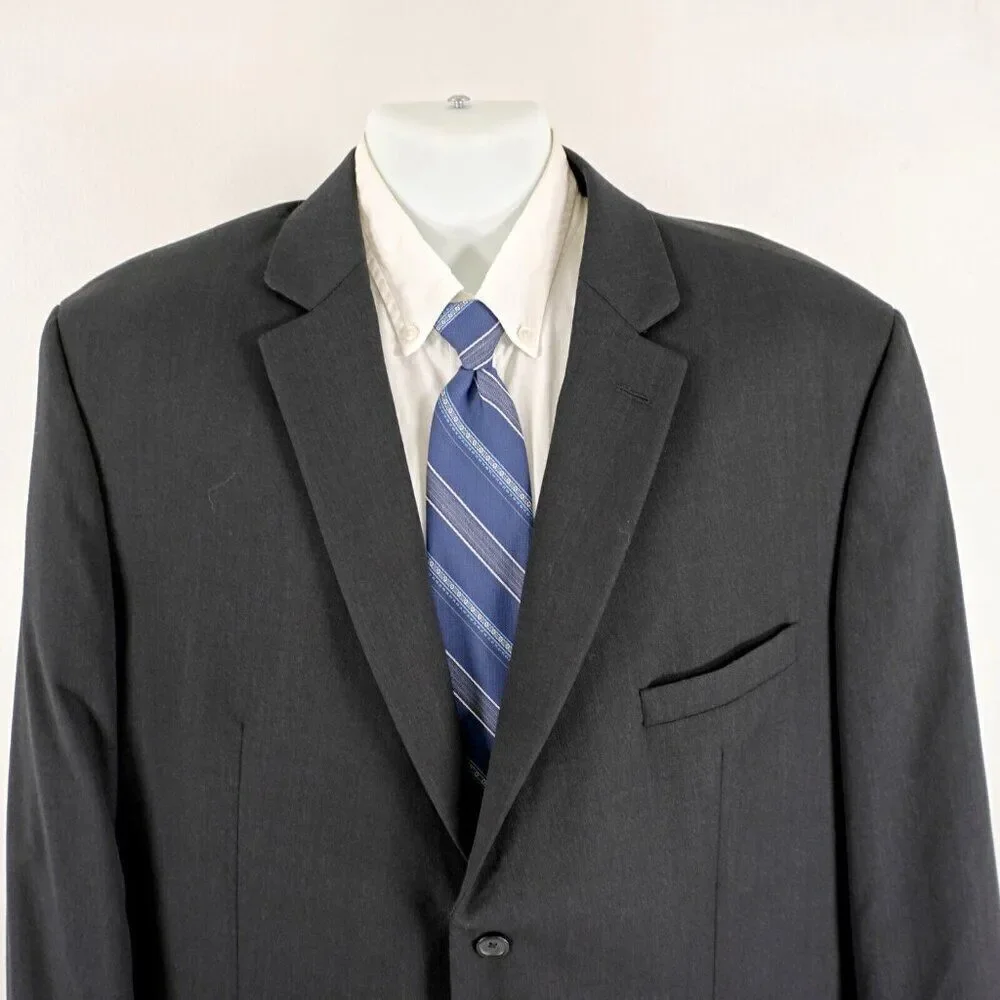 Pronto Uomo Platinum Wool Gray 2 Button‎ Blazer 48R Or Slim Fit 50R